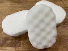 Load image into Gallery viewer, White Exfoliating Sponges

